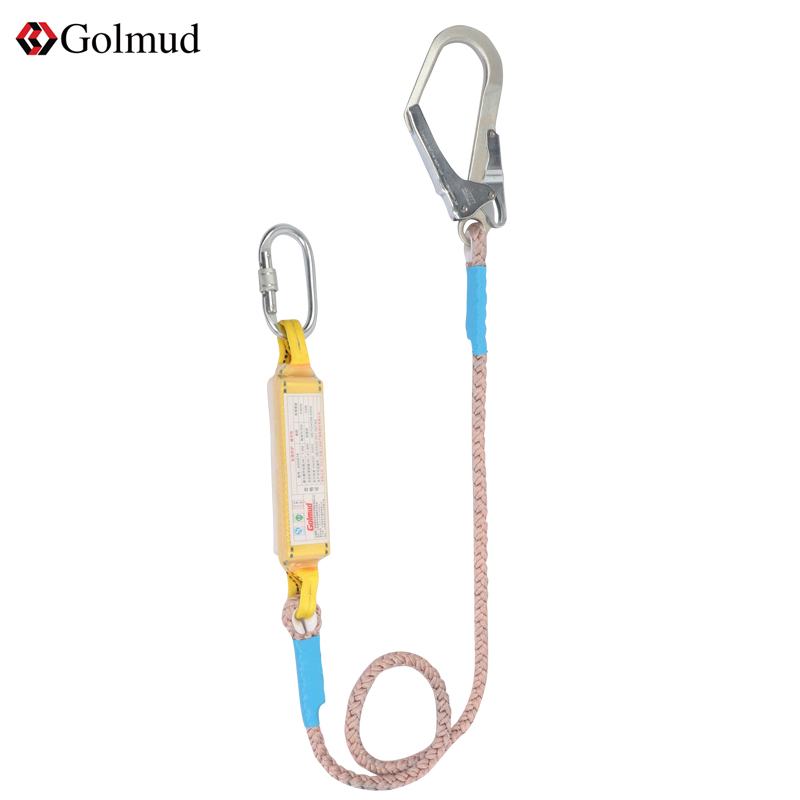 Safety rope Outdoor fall protection High work safety rope Electrical work Nylon seat belt connecting hook 896