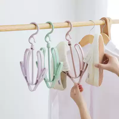 3-pack balcony shoe drying rack hook multi-function household shoe drying machine shoe drying rack Outdoor windproof coat rack shoe hook
