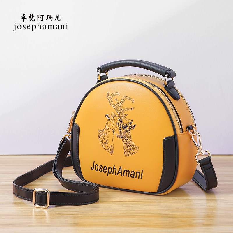 Zhuo Fan Armani round bag women bag 2019 new messenger summer fashion bag women shoulder bag