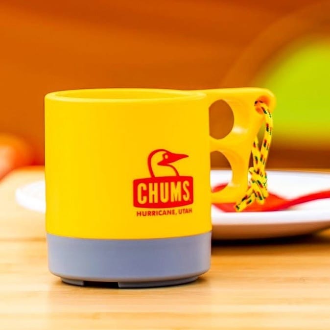 Chums 洽洽鳥日本製造camper Mug Cup戶外水杯馬克杯咖啡杯250ml