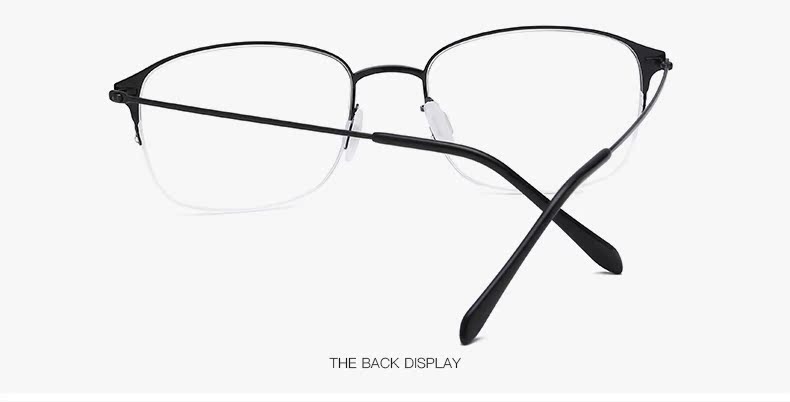 Tay làm kính retro gọng kính nam thời trang kính gọng kính nữ với mắt cận thị mặt tròn nửa khung siêu nhẹ siêu cứng kính giả cận