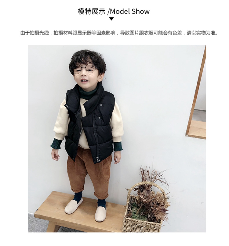 1 bộ vest cotton cho bé mùa thu và mùa đông quan ao tre em