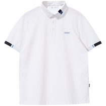 Jack Jones new summer style comfortable trendy brand embroidered short-sleeved top ribbed lapel T-shirt straight polo shirt for men