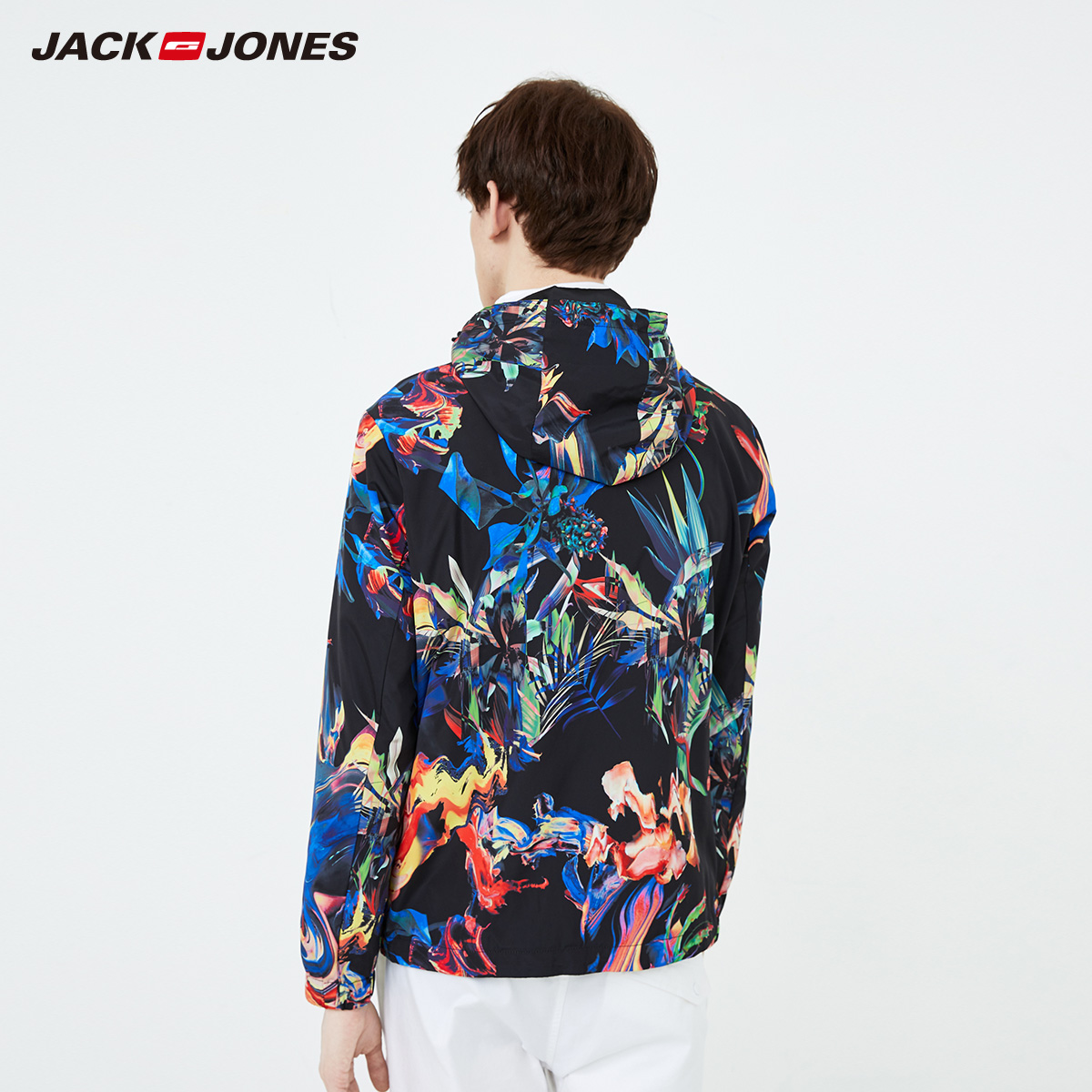 Jack Jones xu hướng đẹp trai gió chống jacket phun nước mùa xuân con người ngụy trang