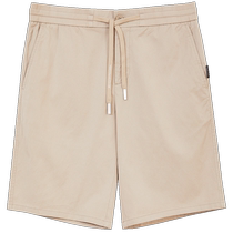 Jack Jones autumn mens straight solid color versatile daily casual elastic drawstring basic comfortable casual shorts