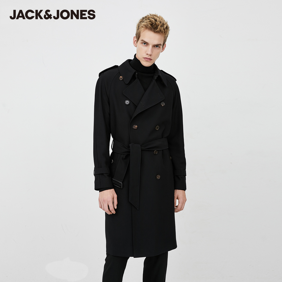 Jack Jones thời trang Jack Jones thời trang thêu đúp váy Trung bình Dài áo gió mùa xuân dress nam Tide 220121520