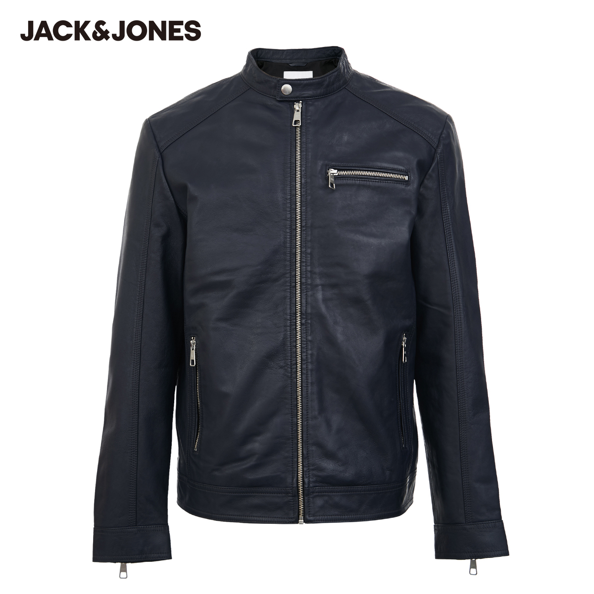 Jack Jones Jack Jones mùa xuân cổ áo khoác da cừu nam 220110502