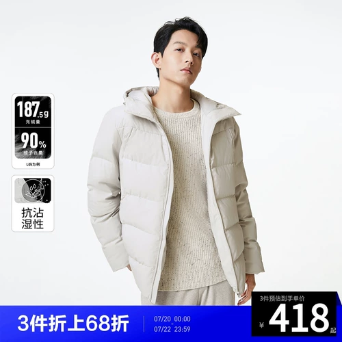 Зимняя водоотталкивающая дизайнерская толстовка с капюшоном, пуховик