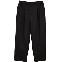 杰克琼斯秋季新款时尚潮流宽松舒适休闲裤百搭纯色廓形宽腿裤男装