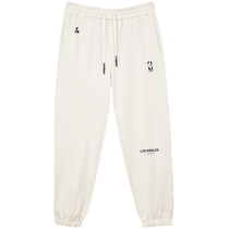 Jack Jones autumn new NBA co-branded Lakers simple cotton sports sweatpants leggings casual pants mens clothing