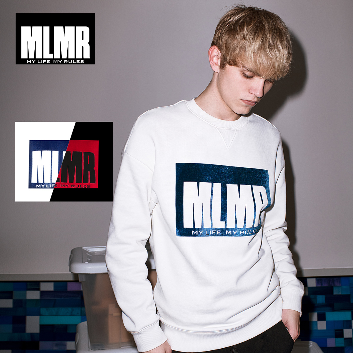 Sweatshirt homme MLMR en Coton - Ref 3128102 Image 1