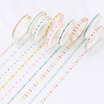 Very fine and paper tape hipster minimalist and paper stickers hand book decorative stickers hand account book Floral stickers