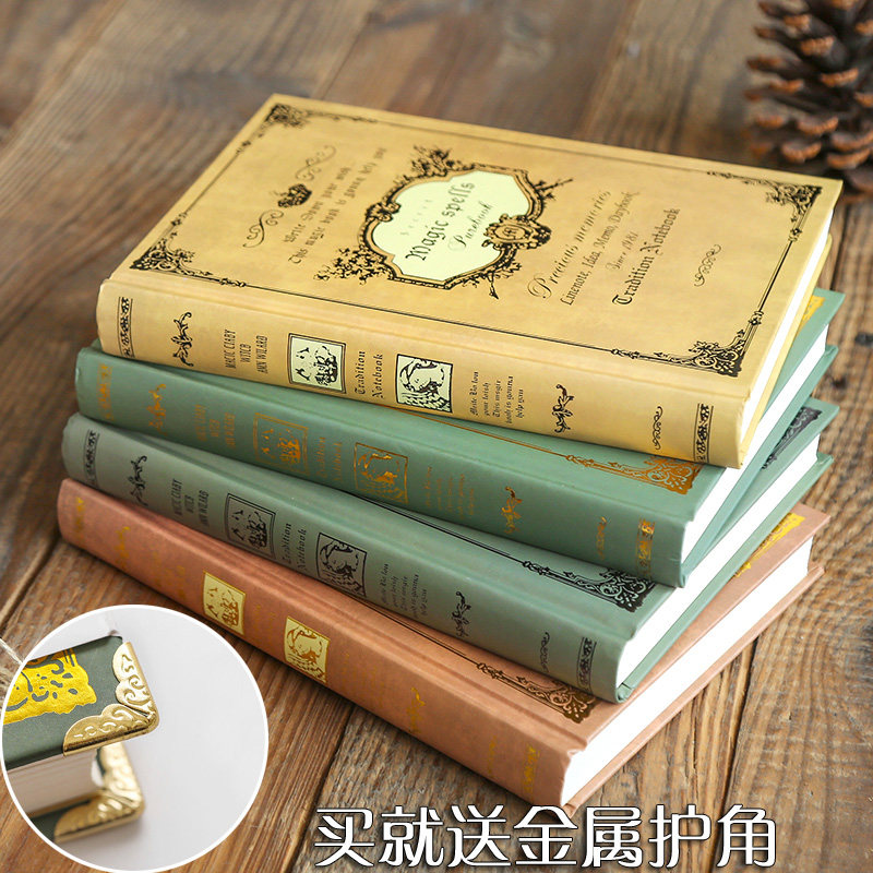 Eurostyle Retro Notebook Stationery Benson Thickening Hard Shell Ultra Thick Magic Clerk Matters Ben Classical Creative Day Remember