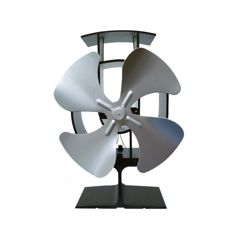 Outland fireplace fan heat fan temperature difference power generation heating stove fan 4 leaves alpaca stove heating stove fan