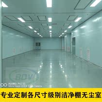 Class 10000 clean room decoration for food workshop Cosmetics electronics experiment Class 100 laminar flow hood clean shed customization