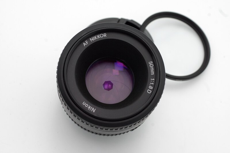 Nikon automatic AF 50 1 8D full-frame portrait standard fixed focus lens digital single-eye film machine suitable for