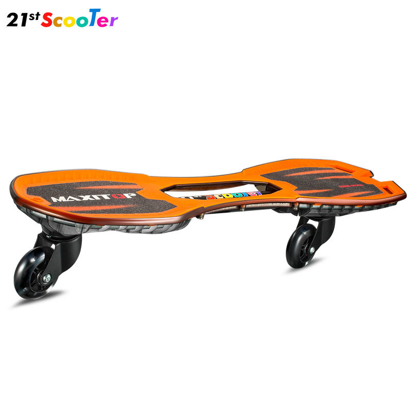 21st scooter children's vitality board two-wheel brush street swing skateboard dragon board flash pedal 3-6-12