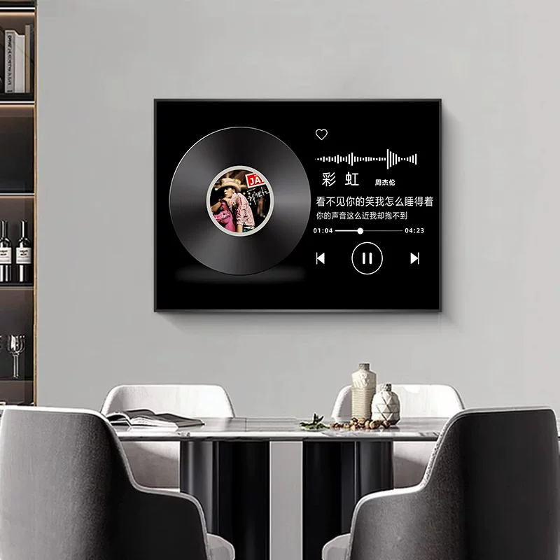 Плакат Джей Чоу в коробке с декорацией, звезды винилы, записи CD, новая сеть красная висячая живопись, коробка власти, картина Occupation