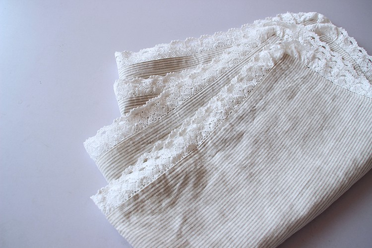 Cao cấp tinh khiết linen ren đa màu kháng khuẩn ve làm mới thở tăng dành cho người lớn gối khăn gối khăn duy nhất