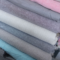 Export Orders Surplus Creamy Texture Fine Jacquard Pure Linen Fabric Home Fabric 1 Rice Price Multicolored