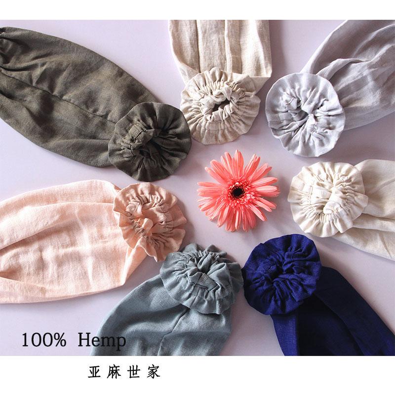 Natural hemp solid color sleeve general anesthesia antibacterial anti-dirty anti-dust men's and women's office home four seasons sleeve protection