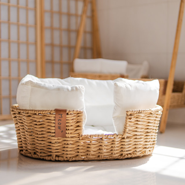 Jingjifeng Japanese-style cat nest purely hand-woven double-sided velvet