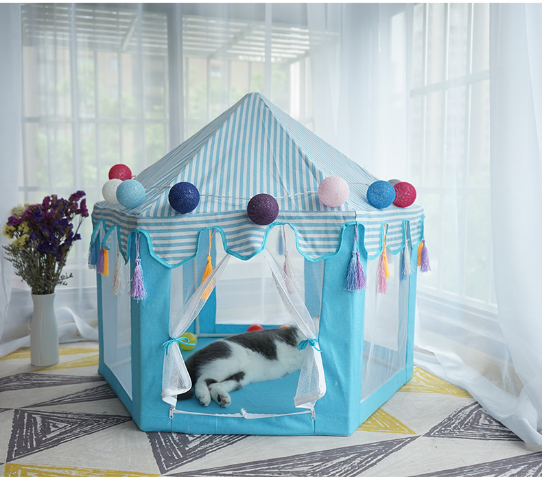 Cat Nest Villa House Đóng Cat House Cũi mèo Lều Bốn mùa Universal Cat Nest Pet Cat Delivery Room Mùa hè - Cat / Dog hàng ngày Neccessities Bình nước cho chó