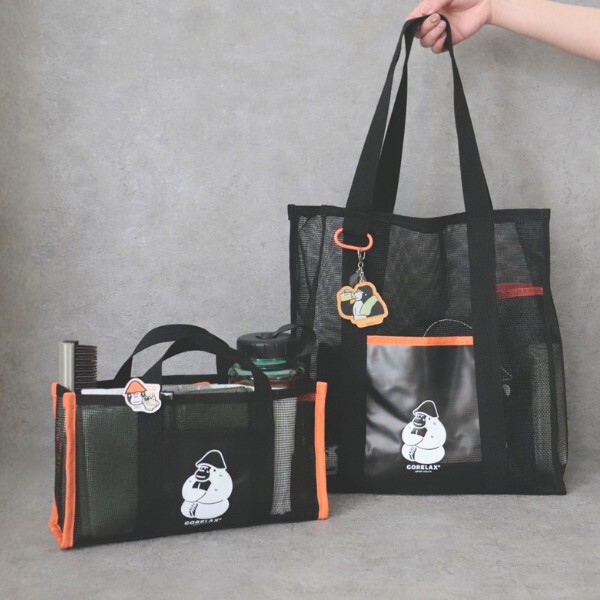 Japanese Order Gorelax Gorilla Pvc Mesh Bag Waterproof Beach Bag Swimming Bag Tote Bag Shoulder Bag Japanese Order Gorelax Gorilla Pvc Mesh Bag Waterproof Beach Bag Swimming Bag Tote Bag Shoulder Bag