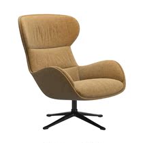 Designer FRP high back Leisure luxury lazy creative personality living room iron foot rotating Renault chair