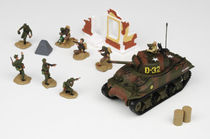 FOV 85091 1:72 US ARMY Sherman tank and soldier battle scene Alloy finished out of print collection