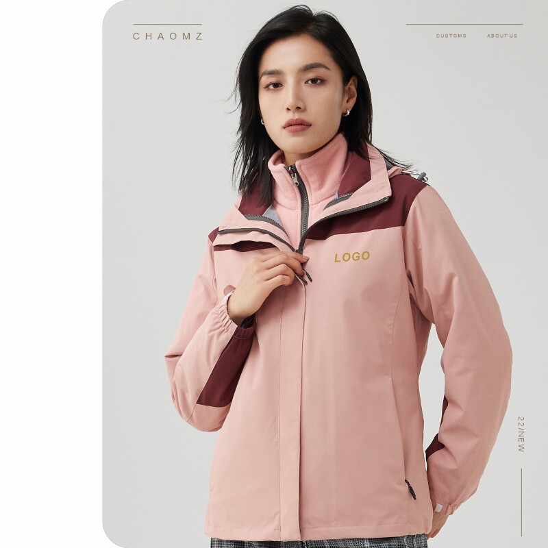 Company Work Clothes Winter Cotton Clog Custom Logo Express Logistics Winter Group Construction Plus Suede Thick Coat Men And Women Tooling