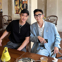 JY light familiar wear 2021 autumn and winter new casual suit suit men Korean loose small suit handsome coat