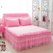 Châu Âu công chúa gió ren giường bông váy bedspread Simmons 1,5 trượt nắp bảo vệ bụi 1.8m - Váy Petti