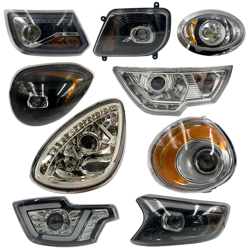 Electric tricycle headlights Four-wheel vehicle turn signal assembly Electric vehicle headlights Universal electric box car accessories