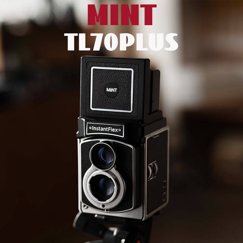 Mint Retro Flat-Body Dual-Lens Tl70Plus Instant Camera with Square Format and Comes with Filters and Photo Paper Mint Retro Flat-Body Dual-Lens Tl70Plus Instant Camera with Square Format and Comes with Filters and Photo Paper