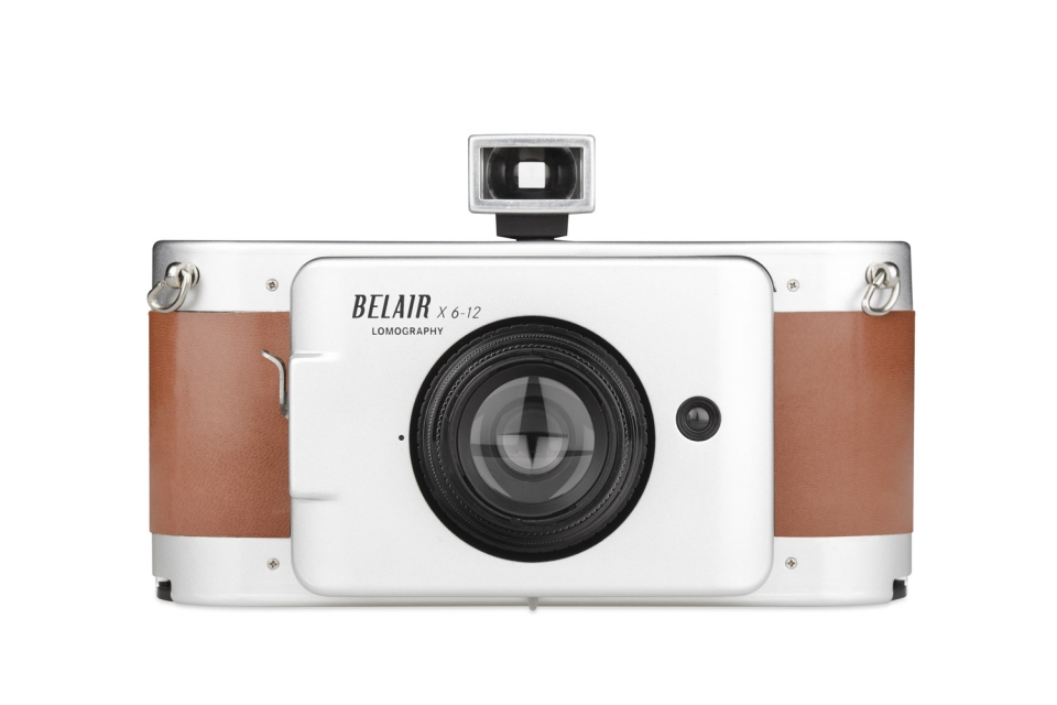 Belair X 6-12Jetsetter kim loại da màu nâu ở giữa gấp Lomo máy ảnh retro khối lượng giao hàng