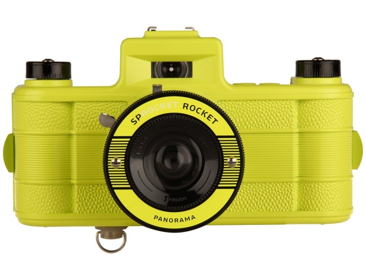 Máy ảnh toàn cảnh Lomo Máy ảnh toàn thân răng cưa Sprocket Rocket White!