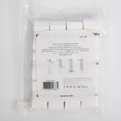 Wilson Pro Overgrip 12 установил поглощение вязкого пота с помощью клей для рук отверстия