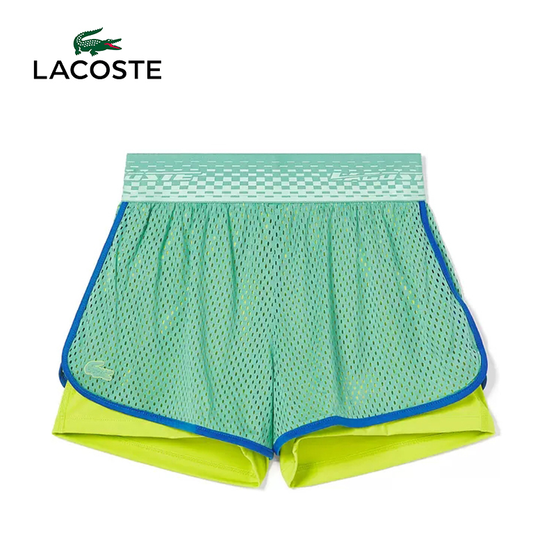 Lacoste French Crocodile Women's New Fashion Versatile Sports Pants Tennis Shorts Breathable and Comfortable | Gf4915
