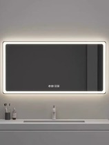 Smart bathroom mirror wall-mounted led mirror anti-fog bathroom mirror with light toilet bathroom vanity makeup mirror