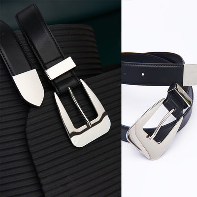 Wei Pu ShiRen textured super-fine leather belt