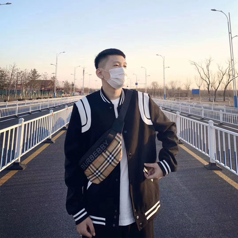 Quan Zhilong with baseball suit men's winter new couples dress trend early spring and autumn coat men's pilot jacket