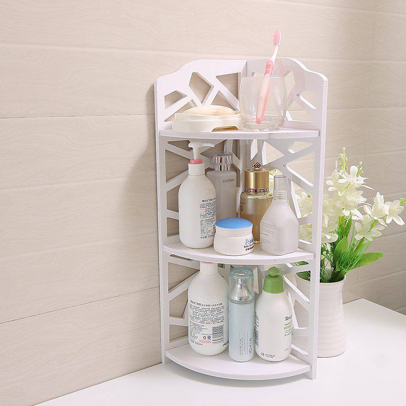 Dressing room storage layer shelf shelf waterproof storage box desktop washstand on the hand washing toilet basin