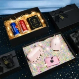 Брендовая подарочная коробка, упаковка на день Святого Валентина, большая помада, популярно в интернете, подарок на день рождения