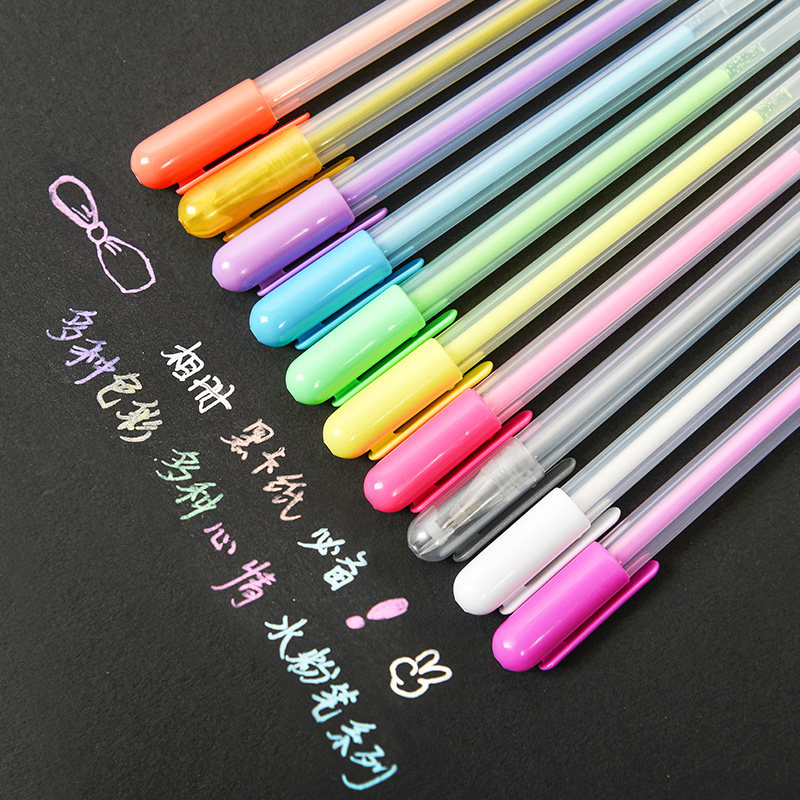 DIY photo album pen photo album accessories material handmade black card photo album making watercolor pen fluorescent pen