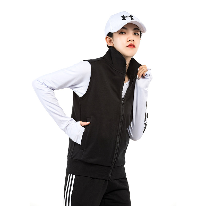 Sports vest vest women spring and autumn thin cotton leisure outdoor running fitness sleeveless shoulder vest outside wear