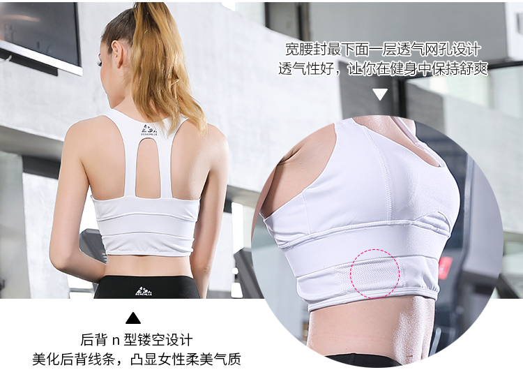 Áo ngực thể thao phụ nữ tập hợp chống sốc tập thể dục chiều cao hỗ trợ định kiến ​​đồ lót yoga vest áo ngực chạy bra - Đồ lót thể thao áo lót thể thao