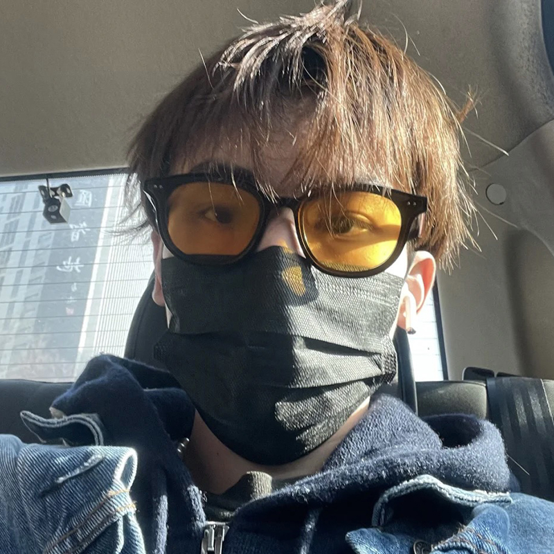 2022 new anti-UV sunglasses male tide Han version sunscreen lovers small face tea color sunglasses female summer