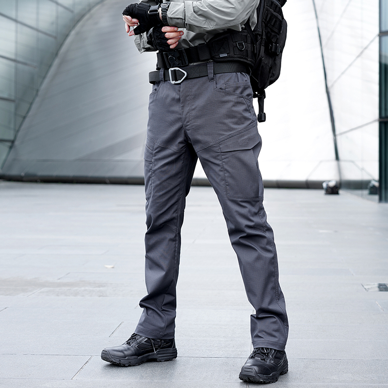 Eagle claw action tactical pants men's loose spring and autumn new mesh training pants multi-pocket overalls wear-resistant combat pants
