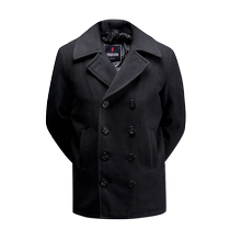 Eagle Claw 740 navy woolen coat primaloft mens mid-length autumn and winter L7 layer lapel wool P cotton coat